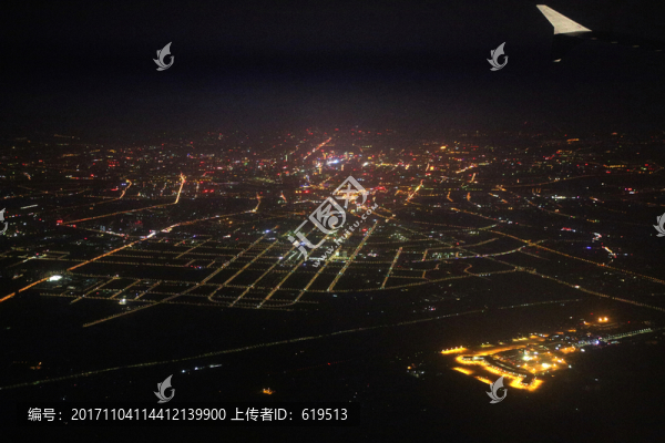 沈陽機(jī)場,沈陽城市,夜景