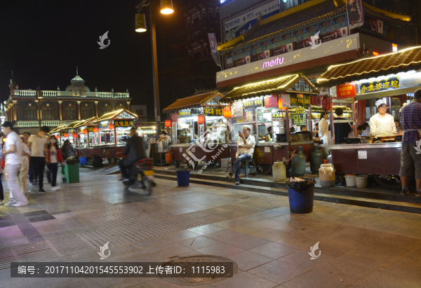 繁華的夜市