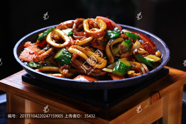 香辣炒魷魚