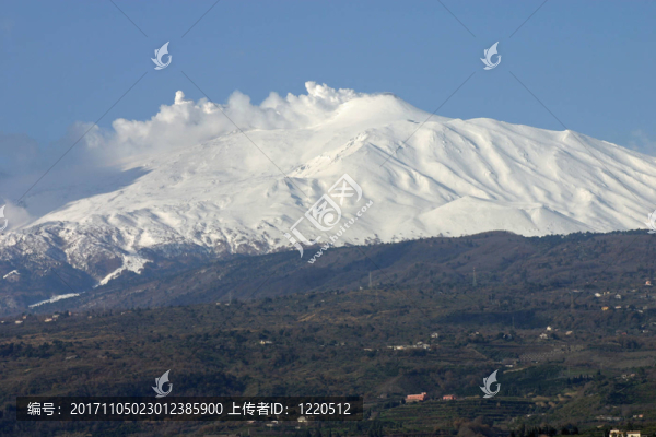 埃特納火山在西西里島