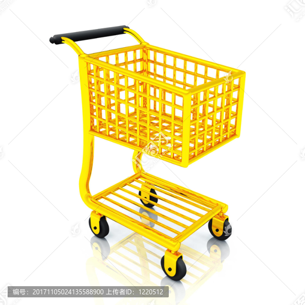 3D購物車黃金