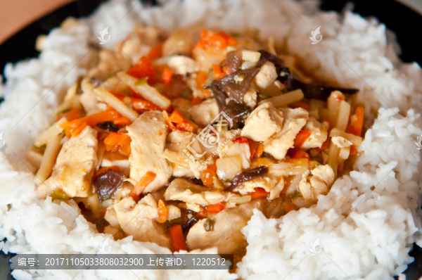 蔬菜雞飯