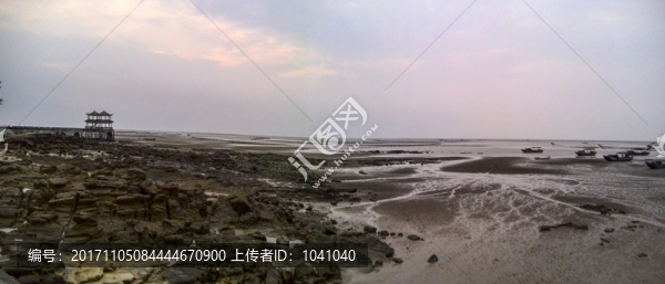 勒山古漁村朝霞