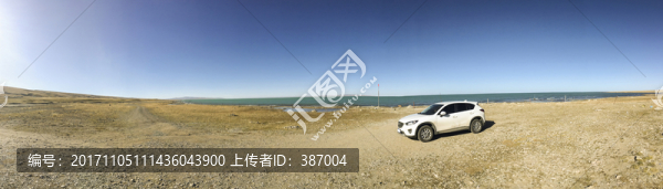 越野車自駕游全景,青海湖