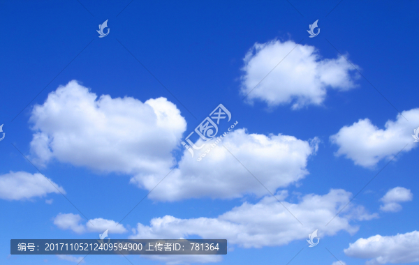 藍(lán)色天空壁紙,天空藍(lán)天白云