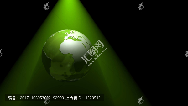 淺綠色地球儀