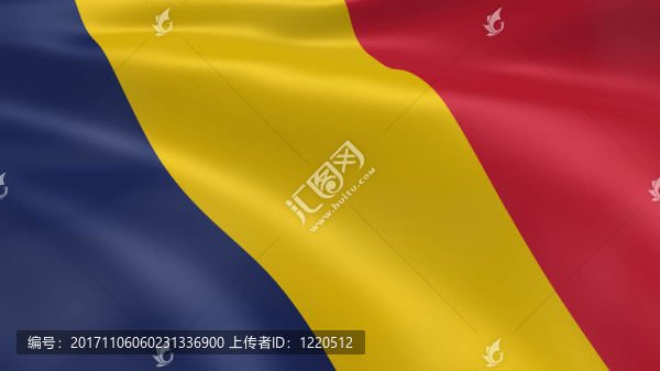 藍色的旗幟