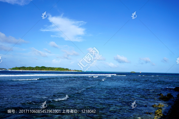 印度洋的波浪