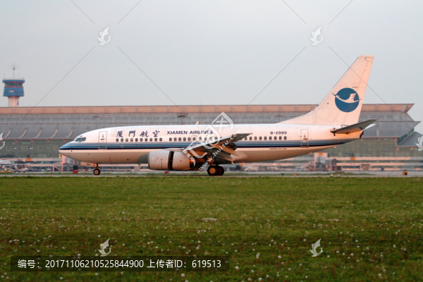 廈門航空,飛機(jī),降落