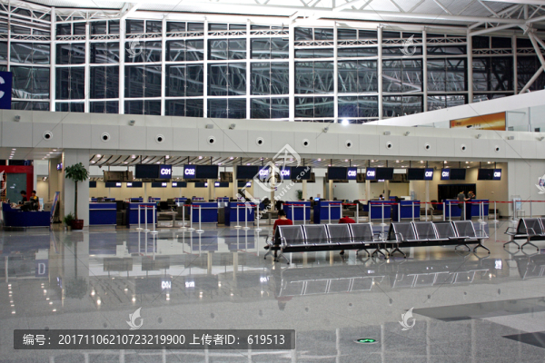 天津機(jī)場(chǎng),航站樓,內(nèi)景