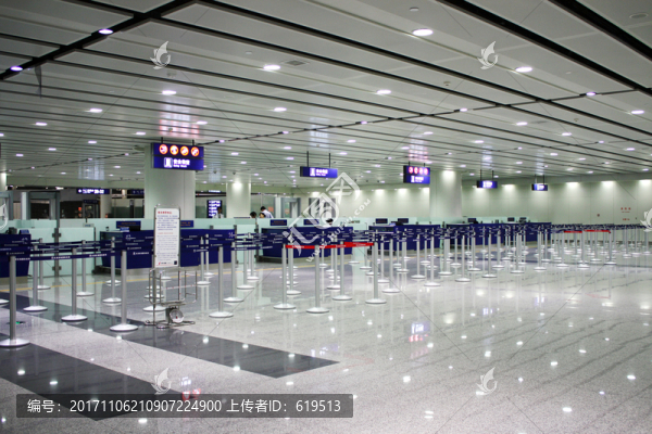 天津機(jī)場,航站樓,內(nèi)景