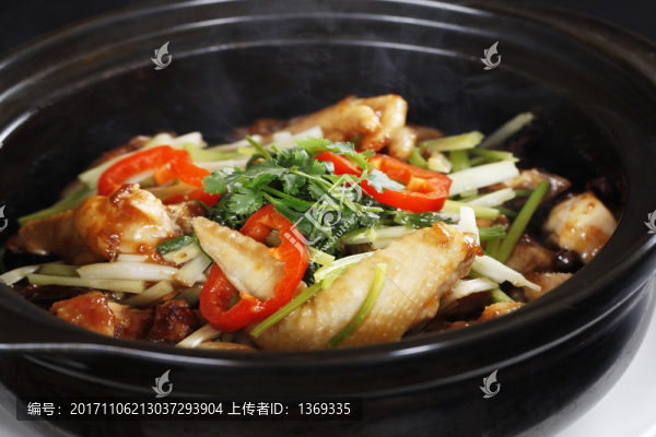 啫啫清遠雞煲