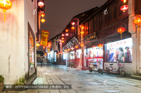 山塘街夜景