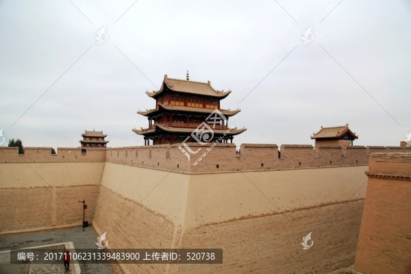 嘉峪關(guān),,明長城,西端起