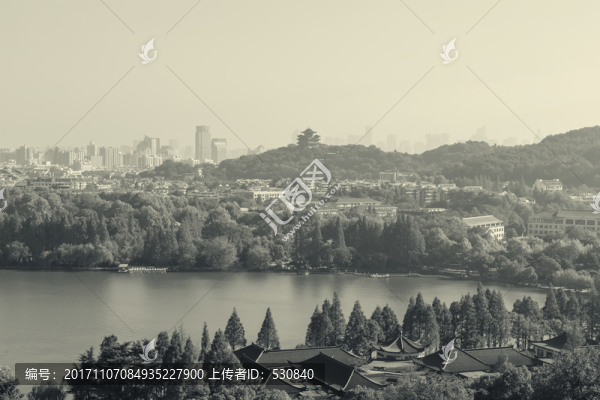 杭州西湖老照片