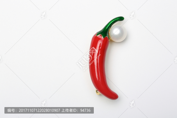 辣椒胸針