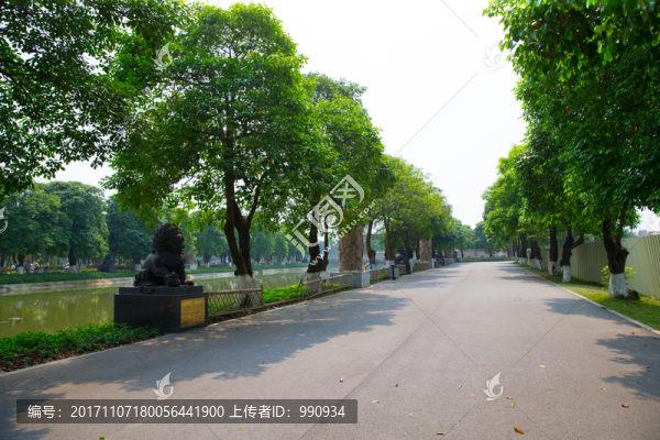動物石雕,景觀道路