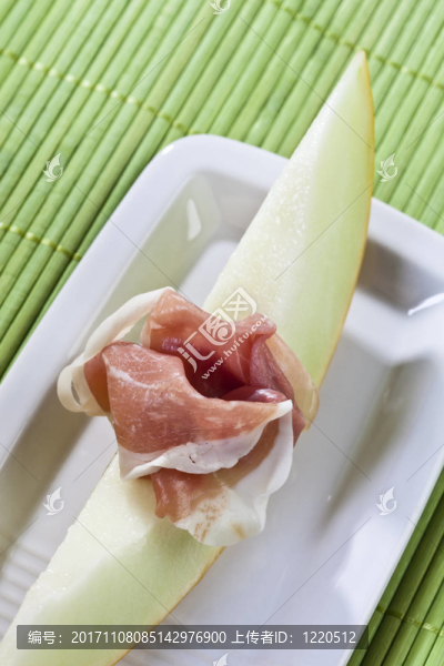 蜜瓜和帕爾瑪火腿