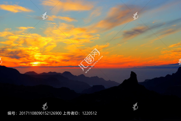 mirador,de,becerra晚上視圖