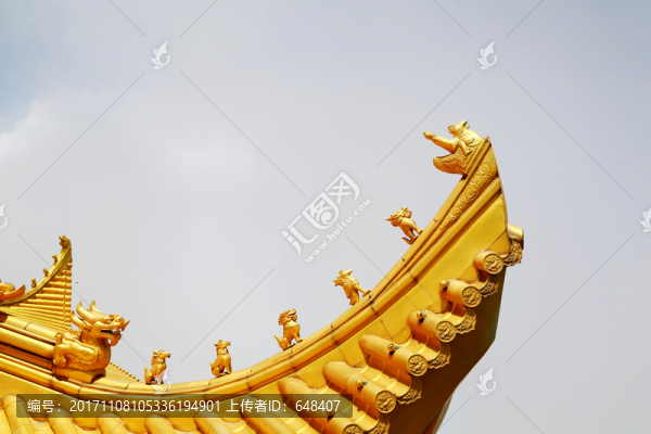 脊獸,屋脊,峨眉山金殿,峨嵋金