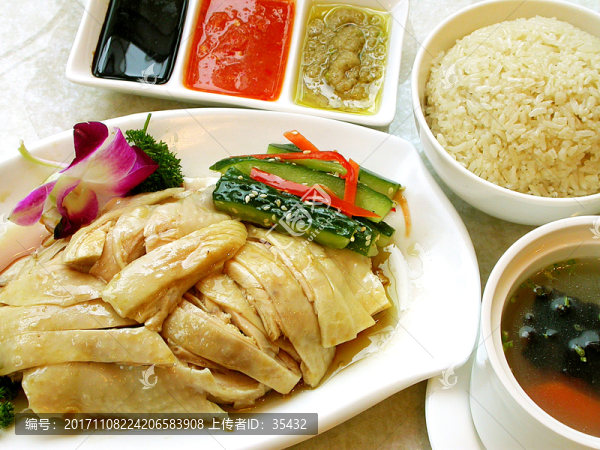 海南雞飯?zhí)撞?白切雞套餐