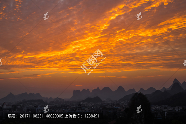 伏波山晚霞,037