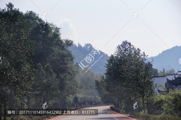 道路徽州村莊