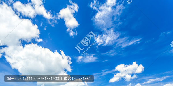 云朵云彩藍天
