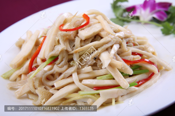 羊肚絲炒菇