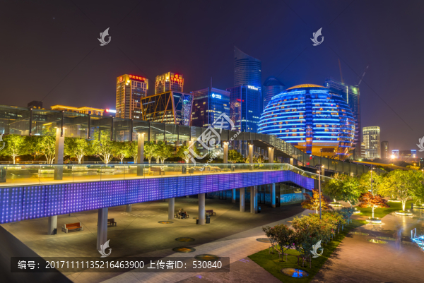 杭州CBD夜景