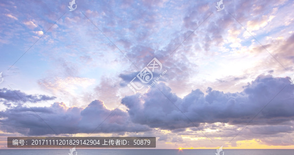 紫色天空