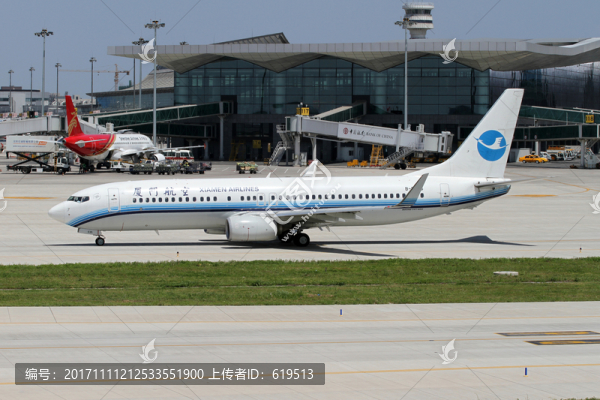 廈門航空,飛機(jī),航班,滑行