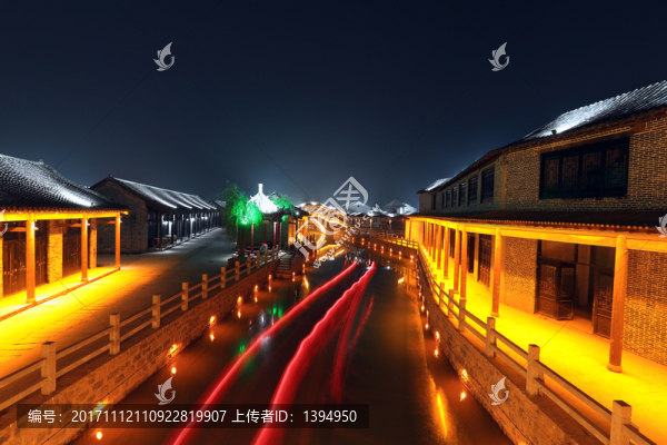 古村落夜景