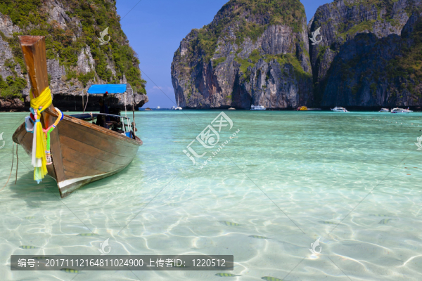 在泰國的海灘