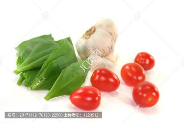 大蒜與西紅柿和大蒜