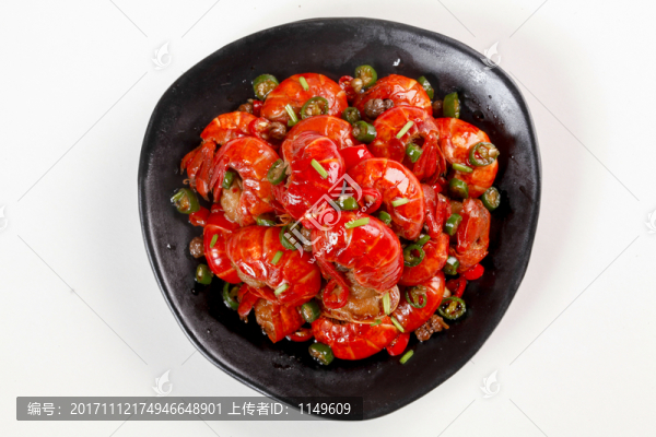 蝦球白底高清