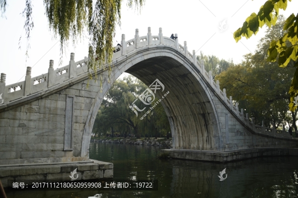 北京,頤和園,拱橋