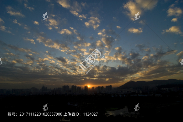 深圳洪湖公園黃昏