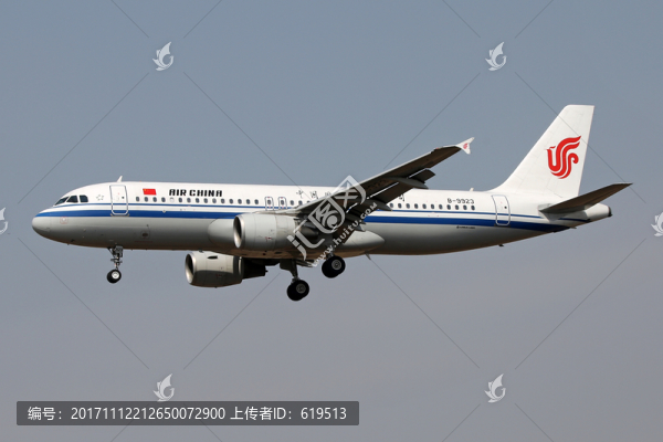 中國(guó)國(guó)際航空,航班,飛機(jī)降落