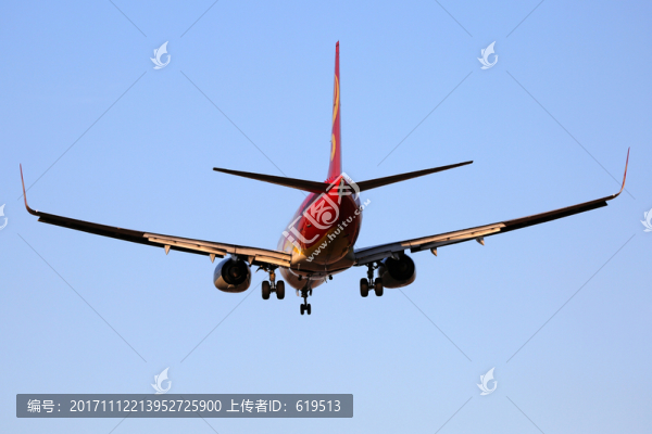 飛機(jī)落地,降落,海南航空
