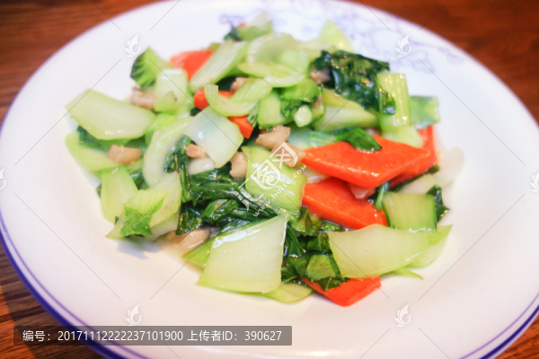 胡蘿卜炒青菜