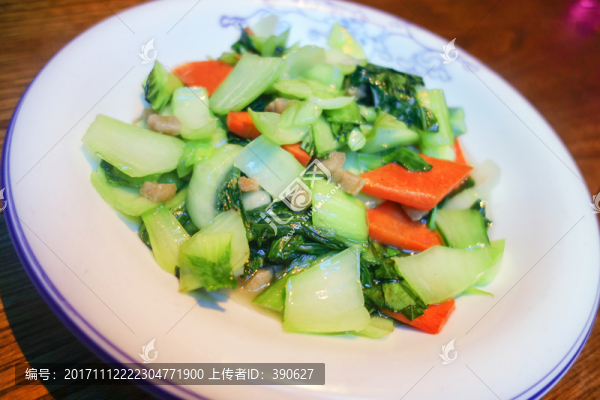 胡蘿卜炒青菜