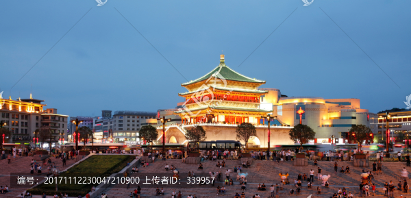 西安鐘樓,西安鼓樓,西安鐘鼓樓
