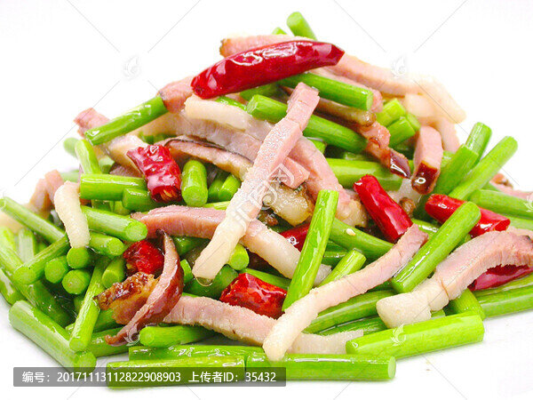蒜苔炒臘肉
