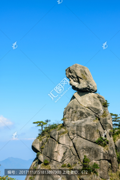 三清山東方神女