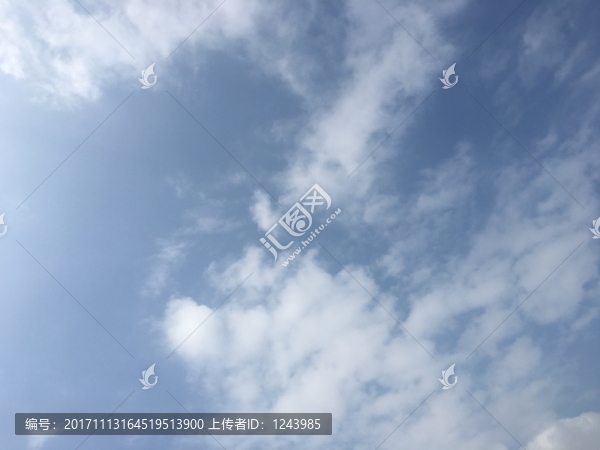 藍天白云