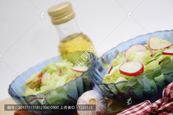 新鮮的沙拉
