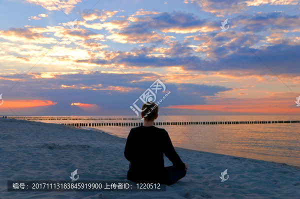 冥想日落