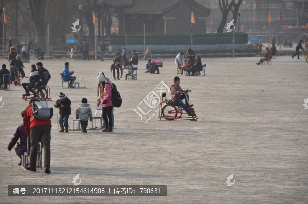 什剎海,滑冰
