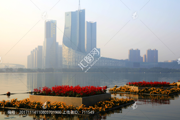 合肥天鵝湖晨光